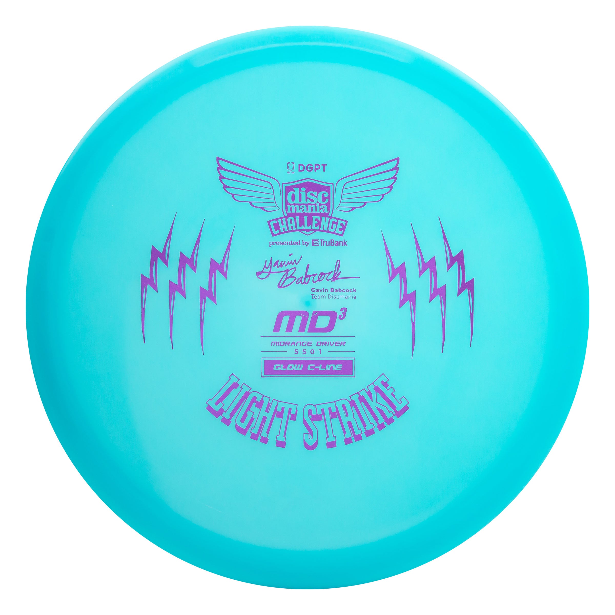 C-Line Glow MD3 - Discmania Challenge Fundraiser Light Strike